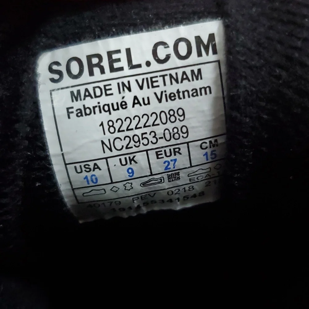 Sorel Cheyanne ll Strap Kids' Charcoal and Lime Snow Boots